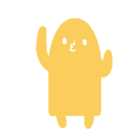 Shiaoisbored illustration orange point click Sticker