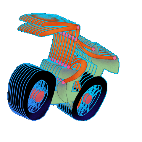 Fun Bike Sticker by Zsófi Szénásy