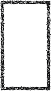 Blanco Y Negro Frame Sticker
