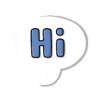 Whats Up Hello Sticker by beckadoodles