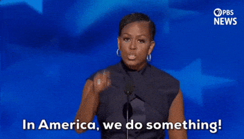 Michelle Obama Election GIF by PBS News