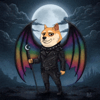 To The Moon Illustration GIF by Doge Pound