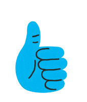 Great Job Thumbs Up Sticker by Scholastic Book Fairs®