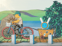 kunichang taiwan kaleidoscope space rabbit spacerabbit GIF