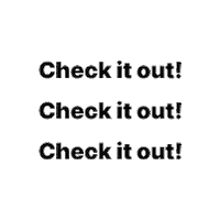 Play Check It Out Sticker by None in Three