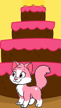 Jumping Happy Birthday GIF by The High Meows