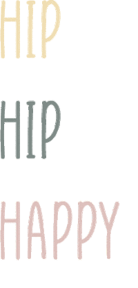 louiseschellaert happy hooray hiphiphooray atelierlou Sticker