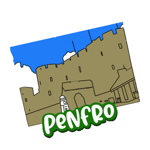 Pembroke Pembrokeshire Sticker