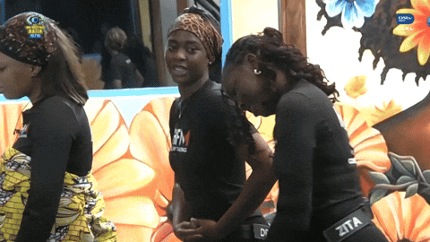 Walking Smiling GIF by Big Brother Naija