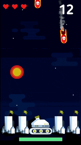 missile command bomb GIF by ReadyGames
