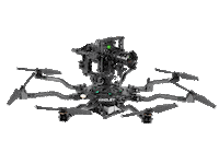 Drone Octocopter Sticker by Kinolet