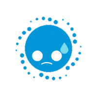 Sad Face Sticker by ovogene