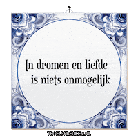 Hoop Geluk Sticker by Tegelspreuken.nl