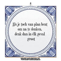 Wijsheid Reflectie Sticker by Tegelspreuken.nl