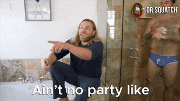 Party Squatch GIF by DrSquatchSoapCo