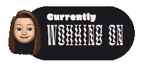 Brandgif Currently Working On Sticker by katycreates