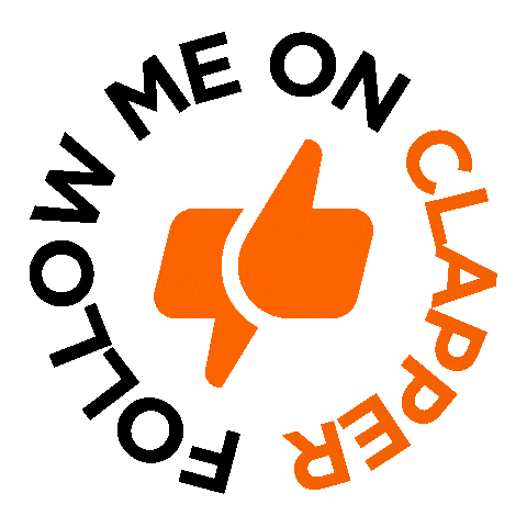 Follow Sticker by Clapper