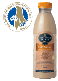 Cafe Au Lait Coffee Sticker by Bannister Downs Dairy