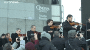 Strike Violin GIF by euronews