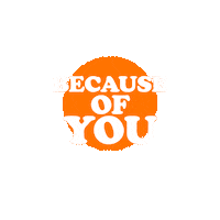 Because Of You Church Sticker by Capitol CMG