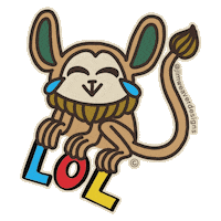 Laugh Lol Sticker by JIM Weaver Designs