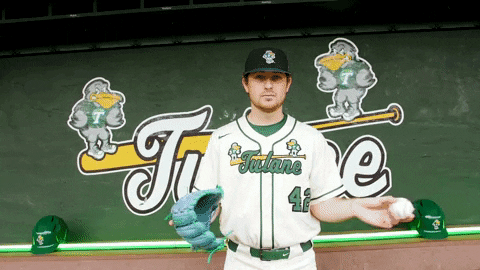 College Baseball Cameron GIF by GreenWave