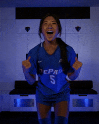 Womens Soccer GIF by DePaul Blue Demons