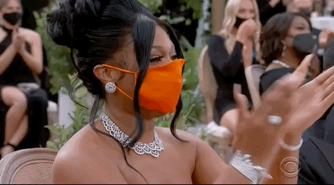 Mask Applause GIF by Recording Academy / GRAMMYs