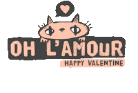 Valentines Day Cat Sticker by universoanimalmx