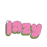 Tired Happy Sunday Sticker