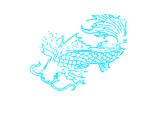 happibyhenssler giphyupload glitch neon fish Sticker