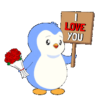 I Love Ya Sticker by Pudgy Penguins