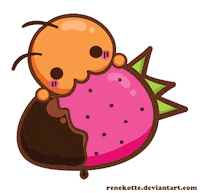 strawberry STICKER
