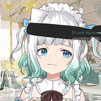 Thinking Vtuber GIF
