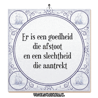 Wijsheid Spreuk Sticker by Tegelspreuken.nl