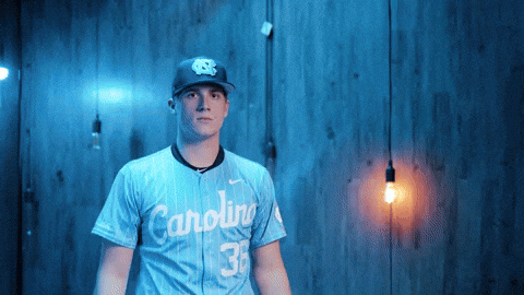 University Of North Carolina Baseball GIF by UNC Tar Heels