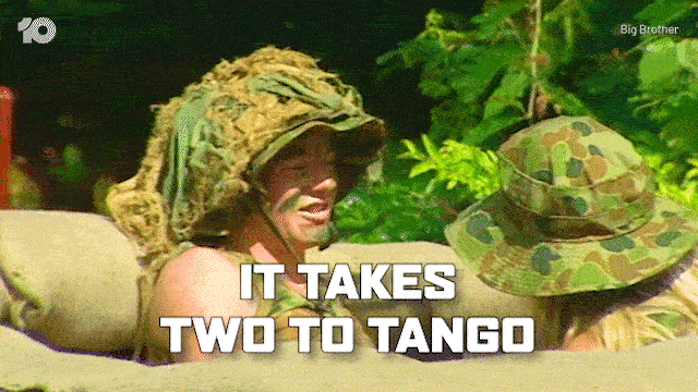 Costume It Takes Two To Tango GIF by Big Brother Australia