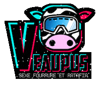 Snow Cow Sticker by Photo Terroir