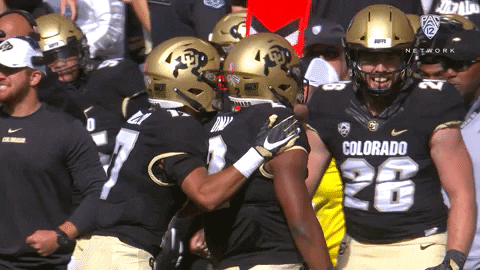 Excited Football GIF by Pac-12 Network