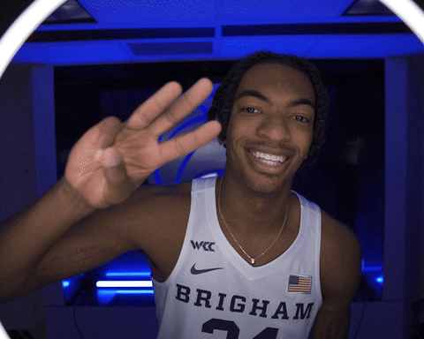 Byu Basketball Knight GIF by BYU Cougars