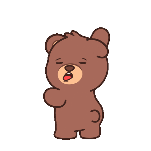 Teddy Bear Dancing Sticker by BEARISH
