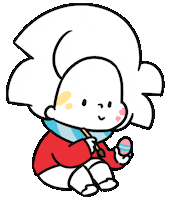 Easter Bunny Art Sticker by Ai and Aiko