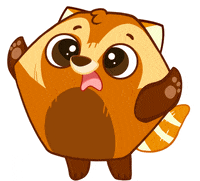 Red Panda Omg GIF by Bibi.Pet