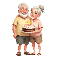 Happy Birthday Seniors Sticker