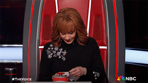 Tearing Up Reba Mcentire GIF by The Voice