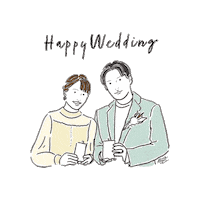 Wedding Couple Sticker