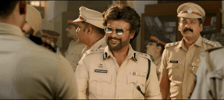 Superstar Rajinikanth Police GIF by 2K4 Rᴀᴊɪɴɪ Fᴀɴ