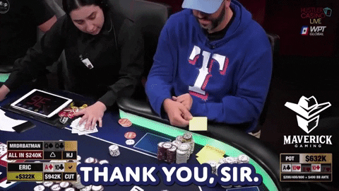Poker Thank You Sir GIF
