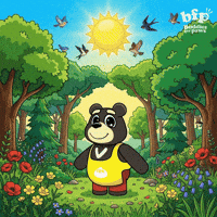 Glowing Flying Birds GIF by Buddies for Paws