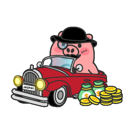 Car Money Sticker by JKOPAY